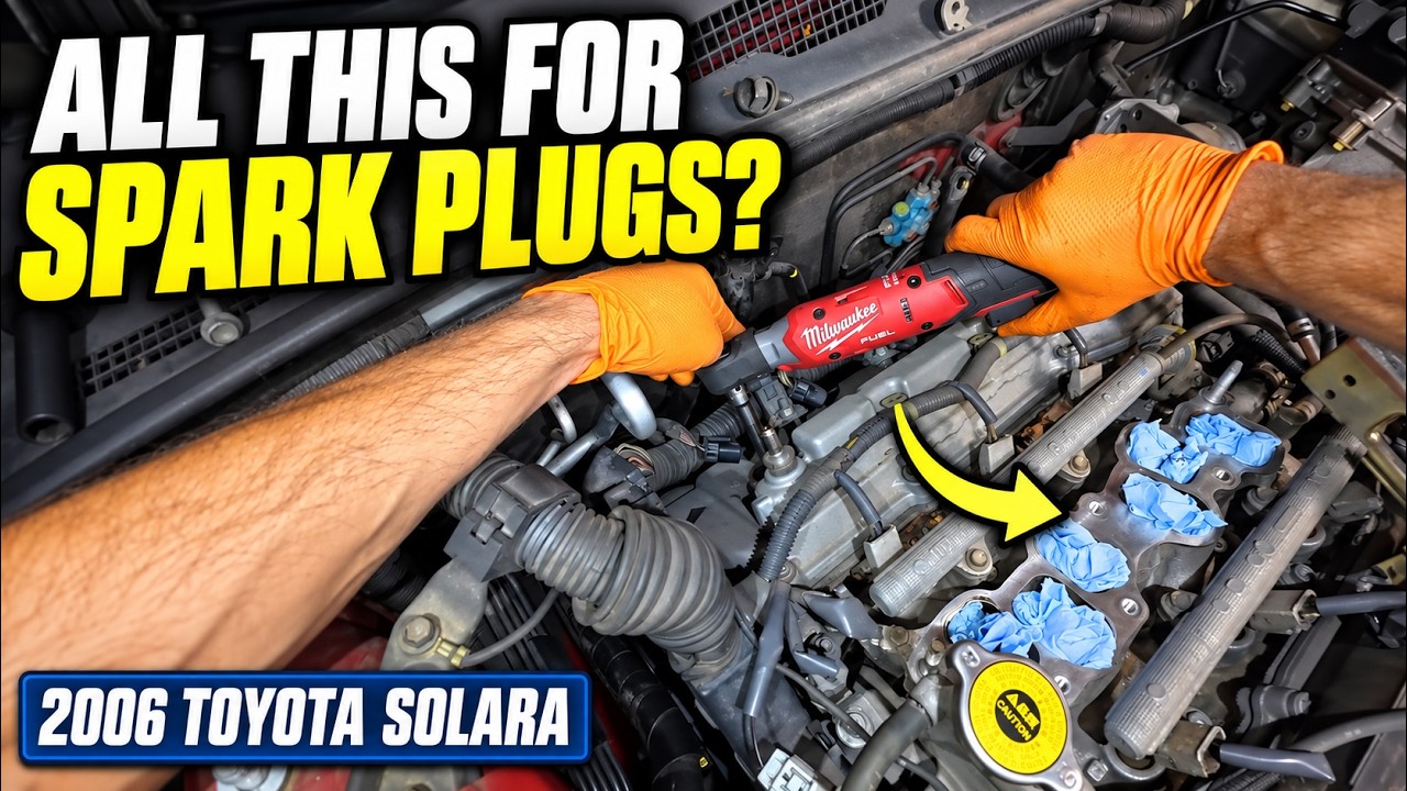 Замена свечей зажигания на Toyota Solara