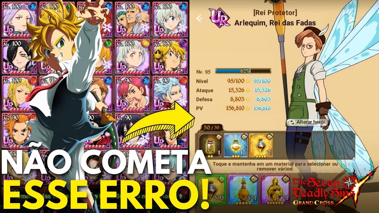 NÃO PERCA GOLD! COMO UPAR SEUS PERSONAGENS DA FORMA CORRETA NO 7DS GRAND CROSS-The Seven Deadly Sins