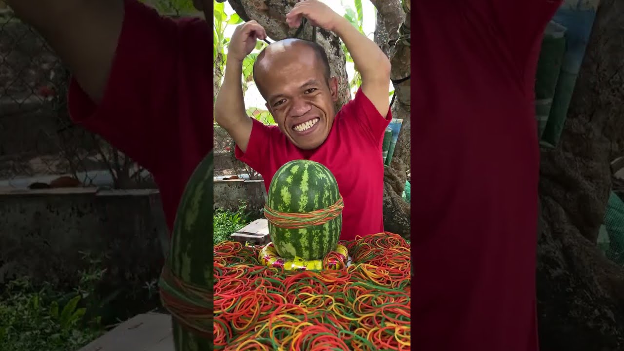 🔴 I Was Just Adding Rubber Bands for the Watermelon...Then It Got Out of Control !🍉