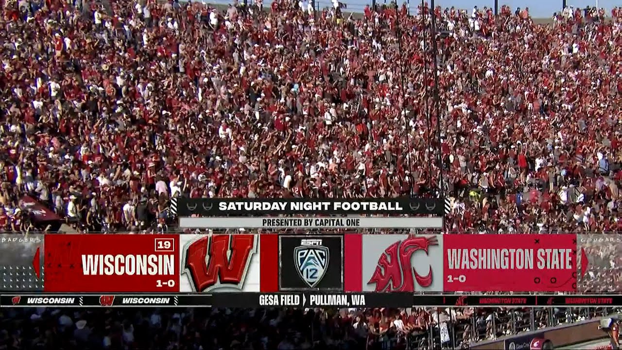 WSU Football: Highlights vs. #19 Wisconsin 9/9/23