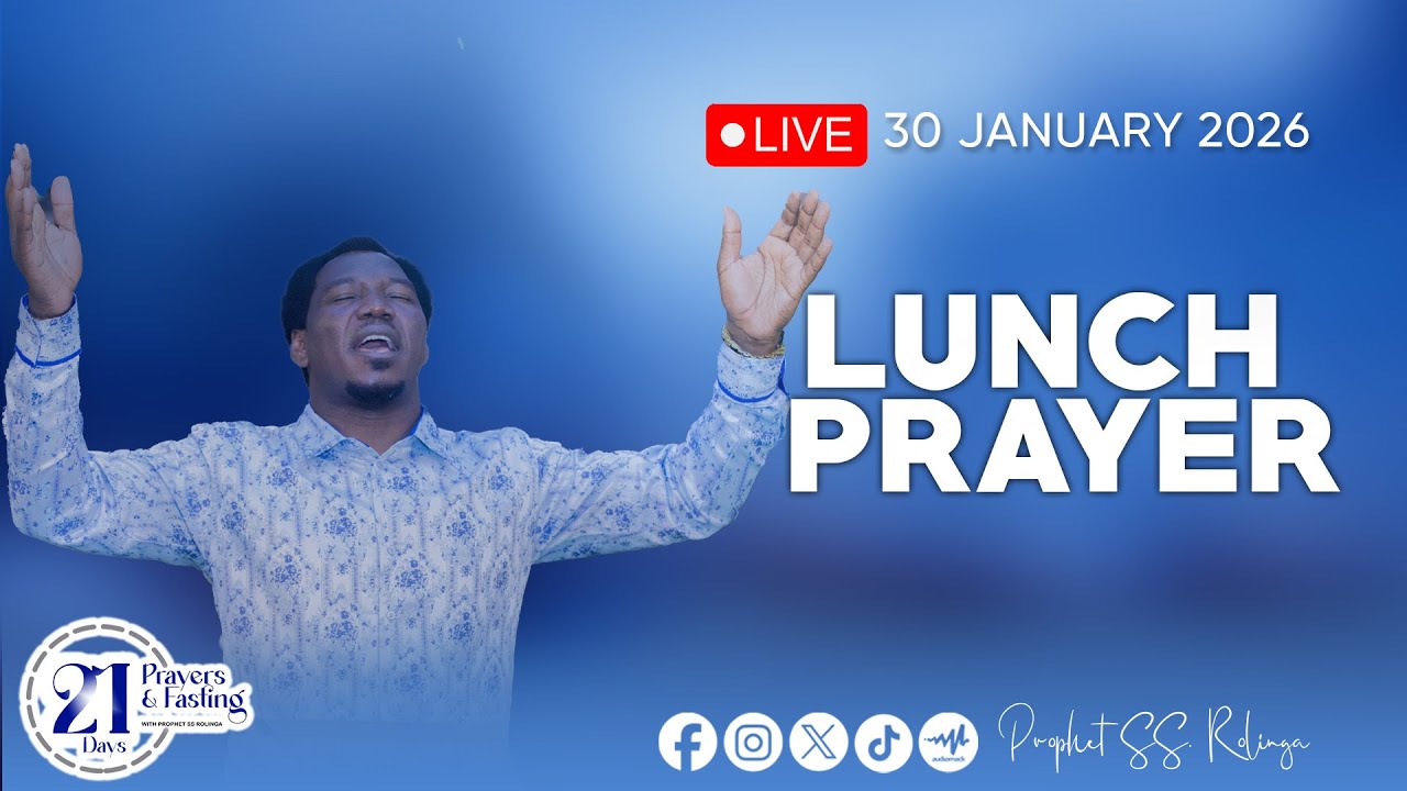 🔴LIVE​​​​​​​​​​​​​​​ MAOMBI YA MCHANA,  MFUNGO WA SIKU 21 (LUNCH TIME PRAYER)  DAY 19 (JAN 30, 2026)