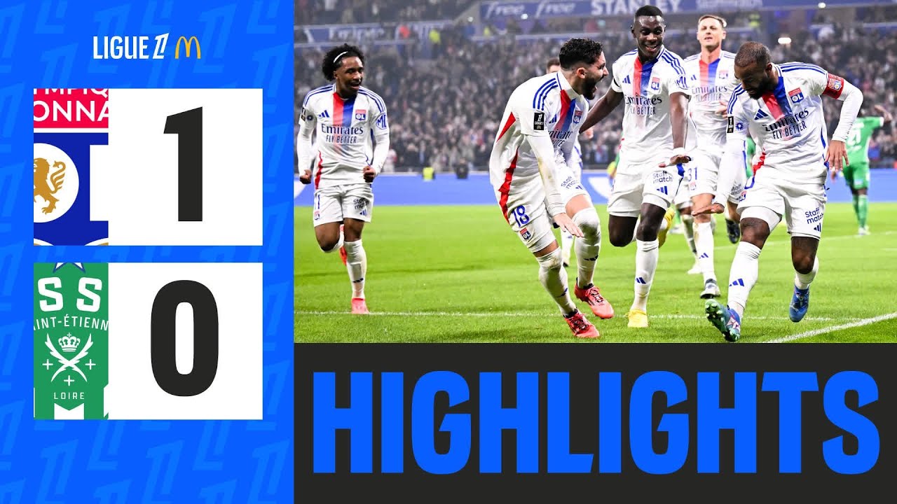 LACAZETTE offre le DERBY à l'OL contre St-Étienne | 11ème journée - Ligue 1 McDonald's 24/25