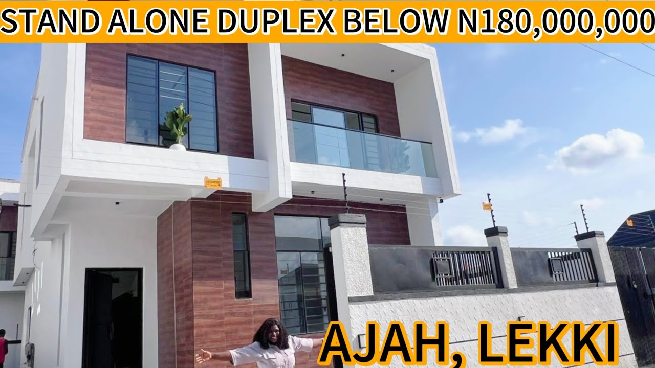 INSIDE LUXURY FINISHED 4BEDROOM DETACHED DUPLEX WITH BQ IN AJAH, LEKKI | DUPLEX FOR SALE IN LAGOS