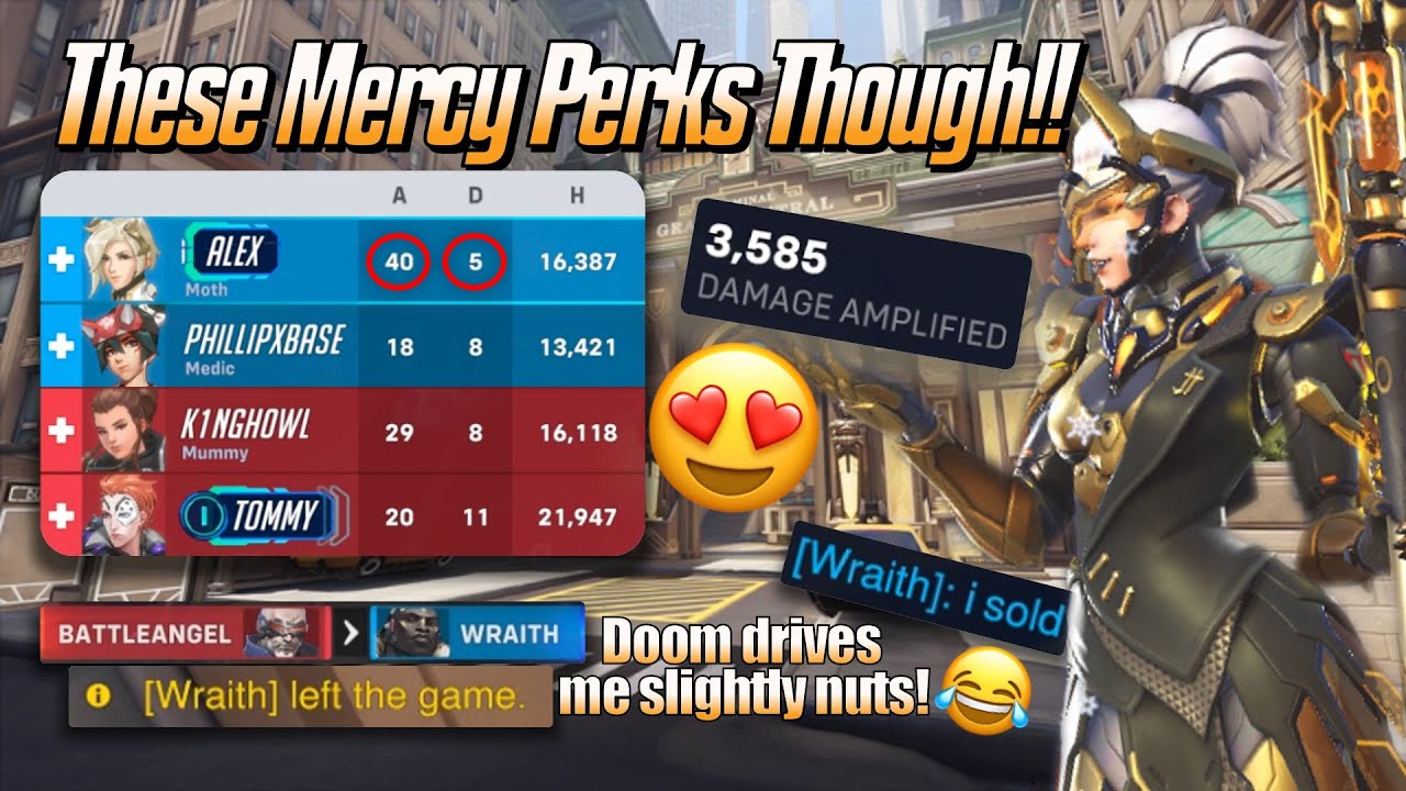 These Mercy Perks Though!! 😍 - Mercy Gameplay & Commentary - Overwatch 2 (Season 15)