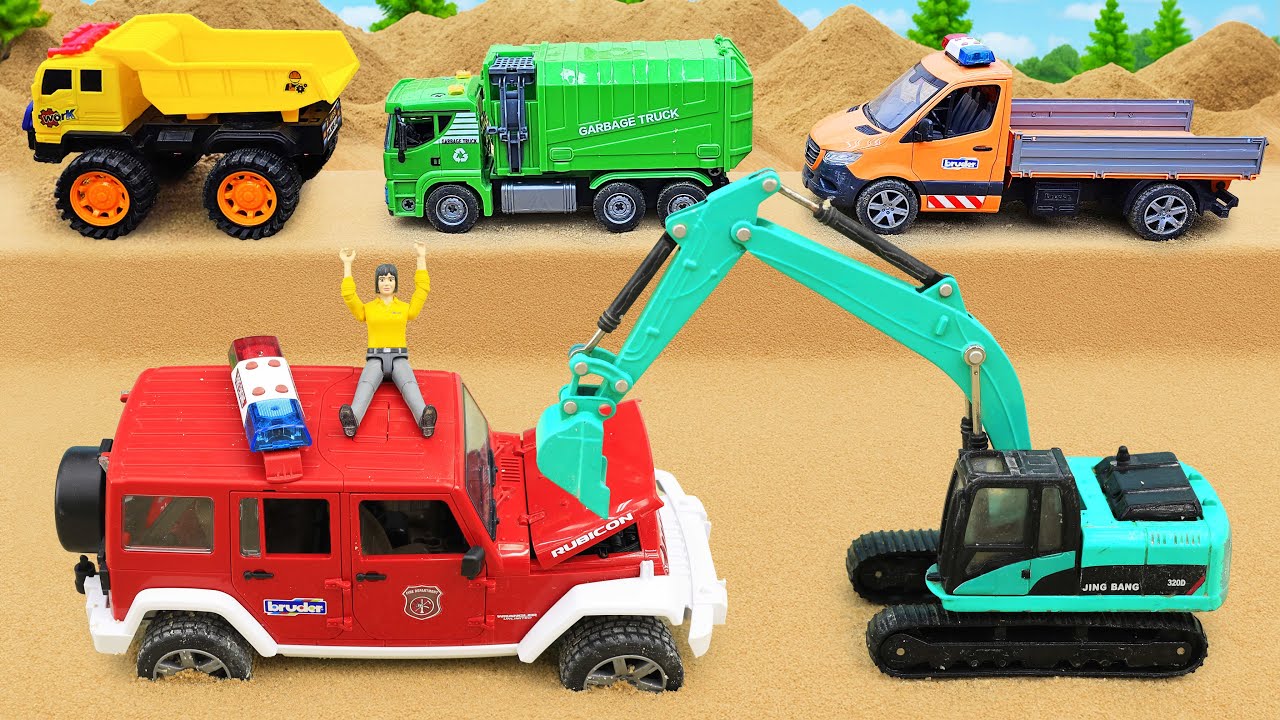 Diy tractor mini Bulldozer to making concrete road | Construction Vehicles, Road Roller #7