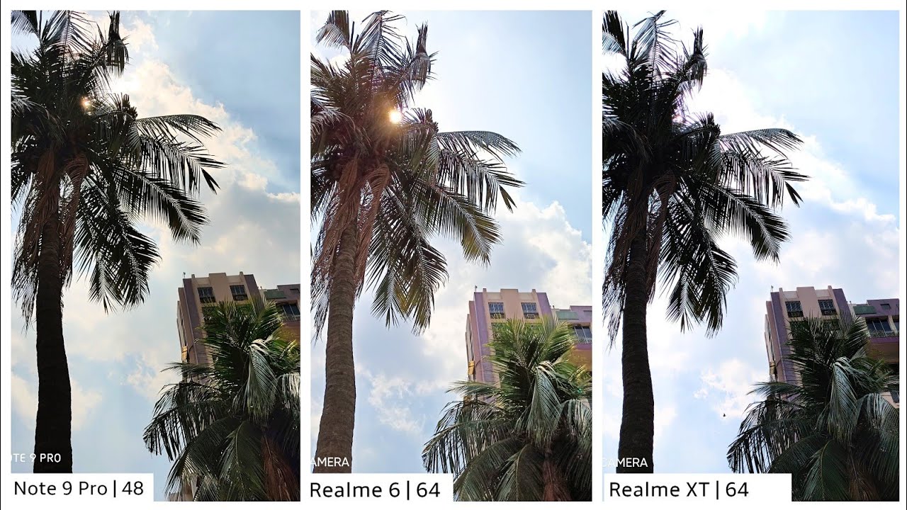 Camera Comparison |  Realme 6 vs Realme XT vs Redmi Note 9 Pro