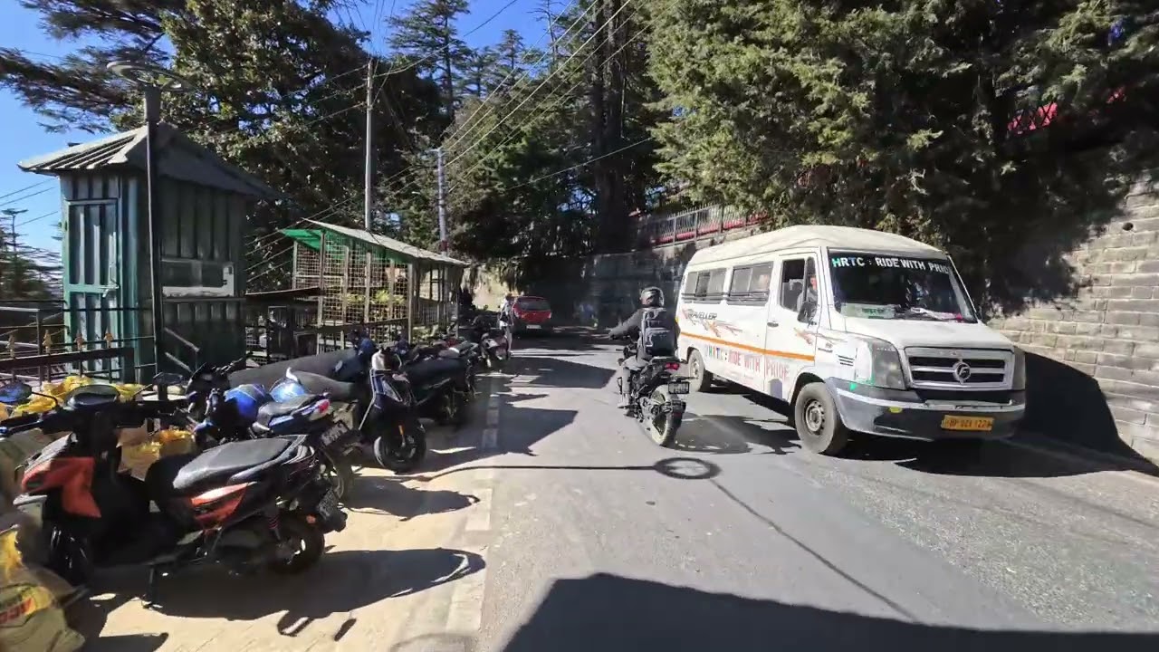 Mall Road to Advanced Studies Shimla