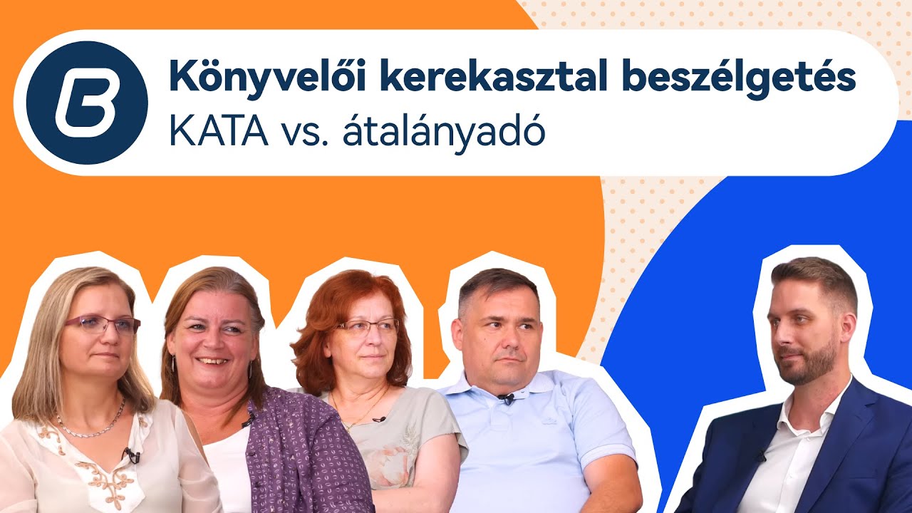KATA vs. átalányadó - Könyvelői kerekasztal beszélgetés az új törvényről