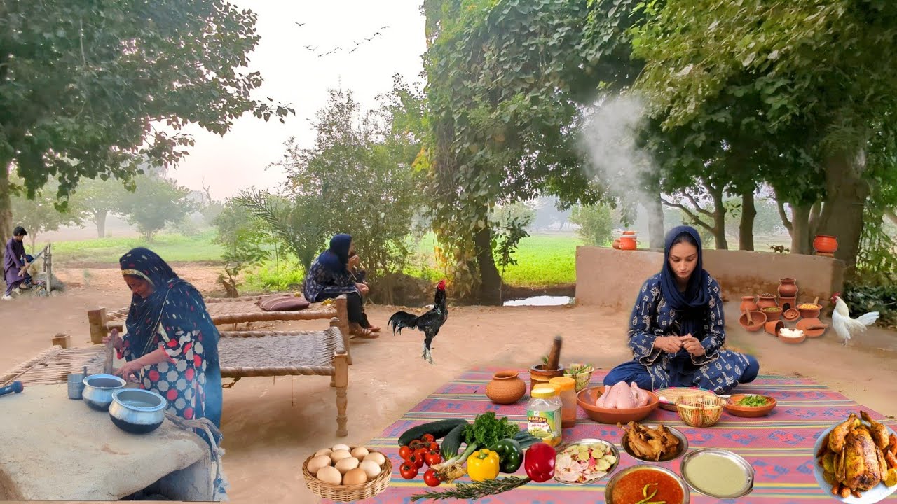Desert Woman Daily Routine Life Village Life Cholistan||Cooking || Ancient Culture