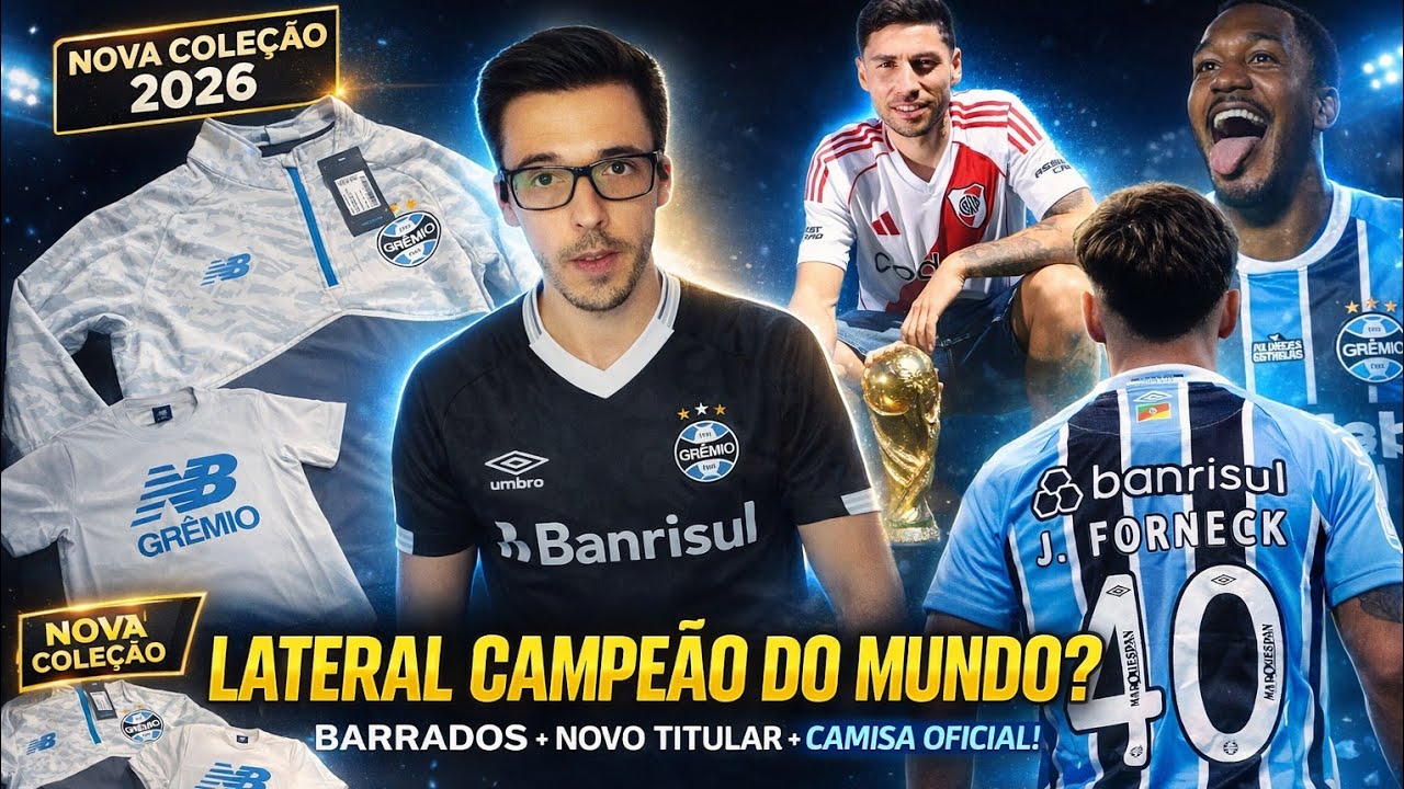 ⚠️🇦🇷 LATERAL CAMPEÃO DO MUNDO CHEGANDO? BARRADOS! NOVO TITULAR, CAMISAS OFICIAIS VAZARAM HOJE! 
