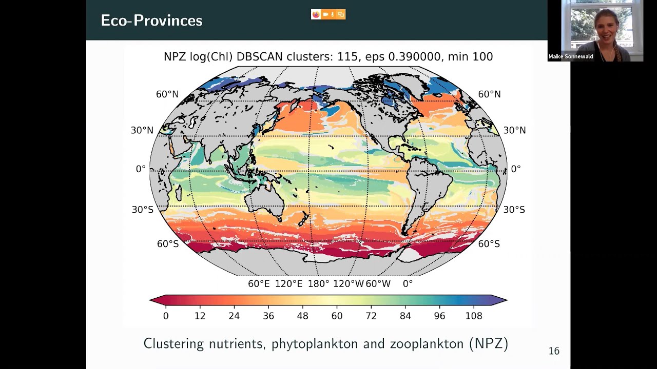 Oceanhackweek 2020: Maike Sonnewald - Unsupervised learning determines global marine eco-provinces