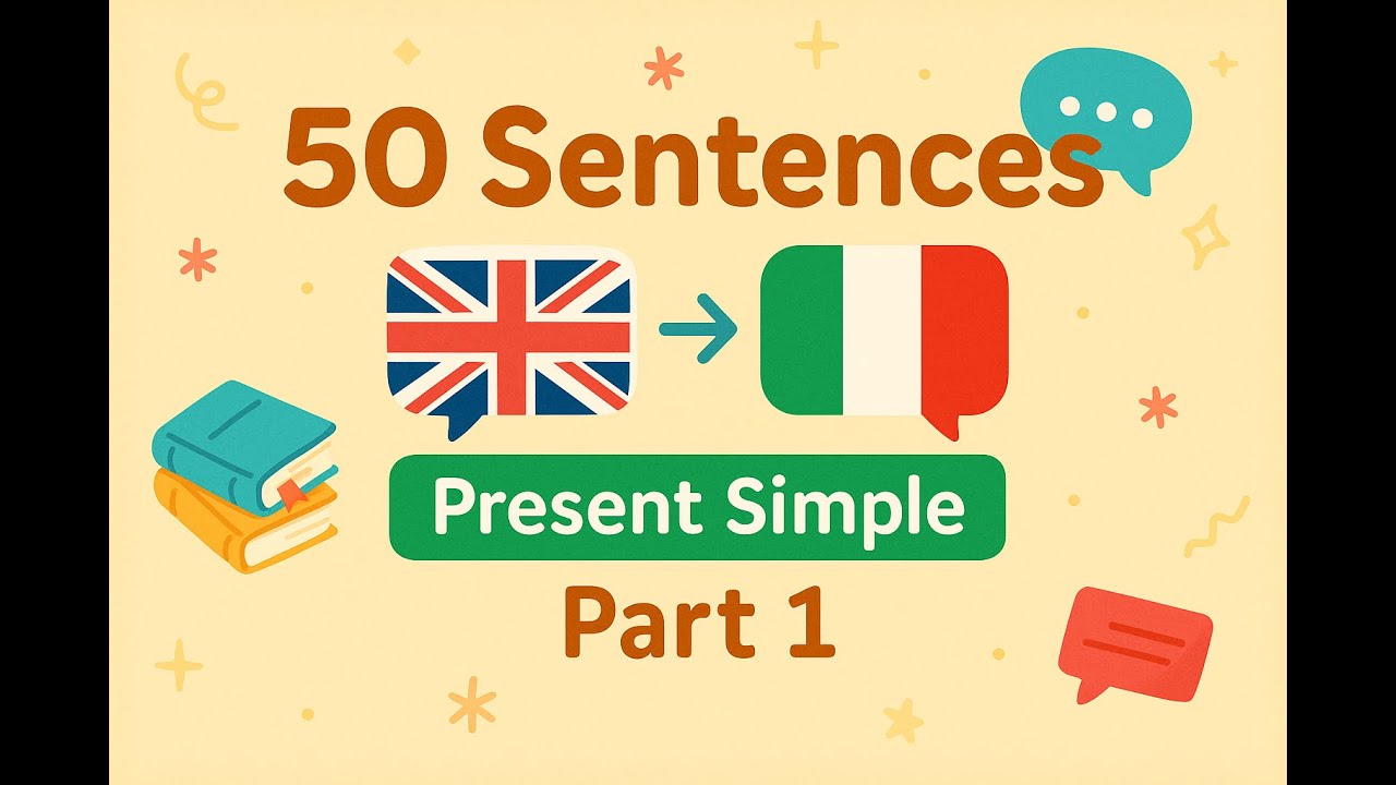 How to use Italian Sentences for Beginners | Present Simple | Language Practice