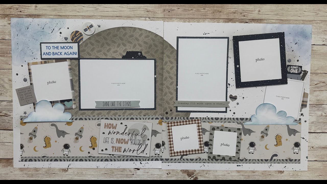 Scrapbook Layout - Sharing The Sketch