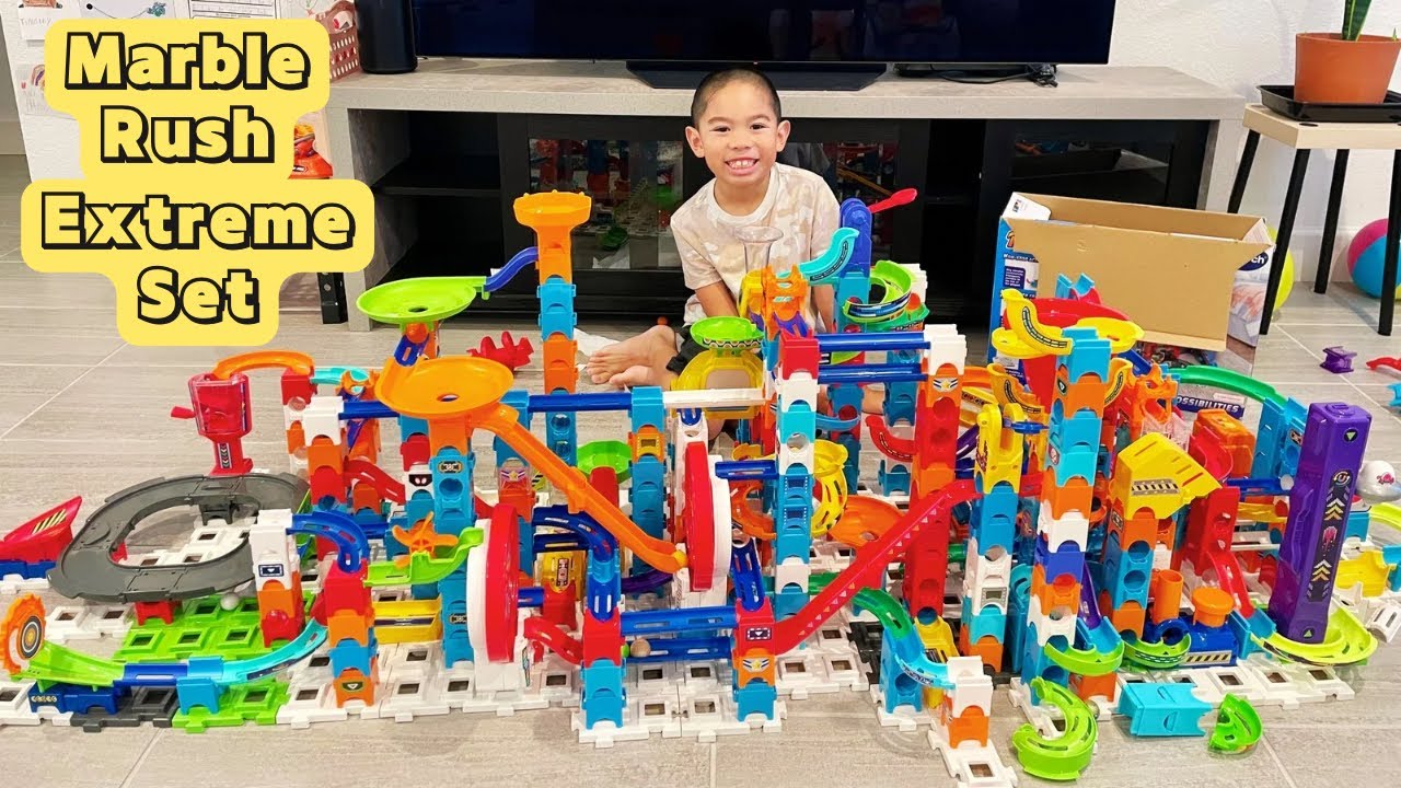 MARBLE RUSH EXTREME SET VTECH MARBLE RUN COMBINED IDEAS PART 2 @timothyspreciousmoments