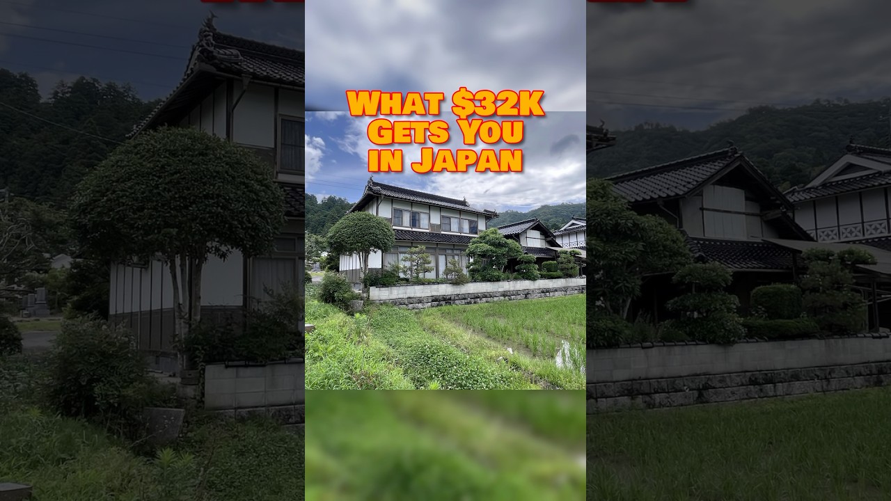 This MASSIVE Japanese House For Sale at $32K 🏠 #japan #akiya