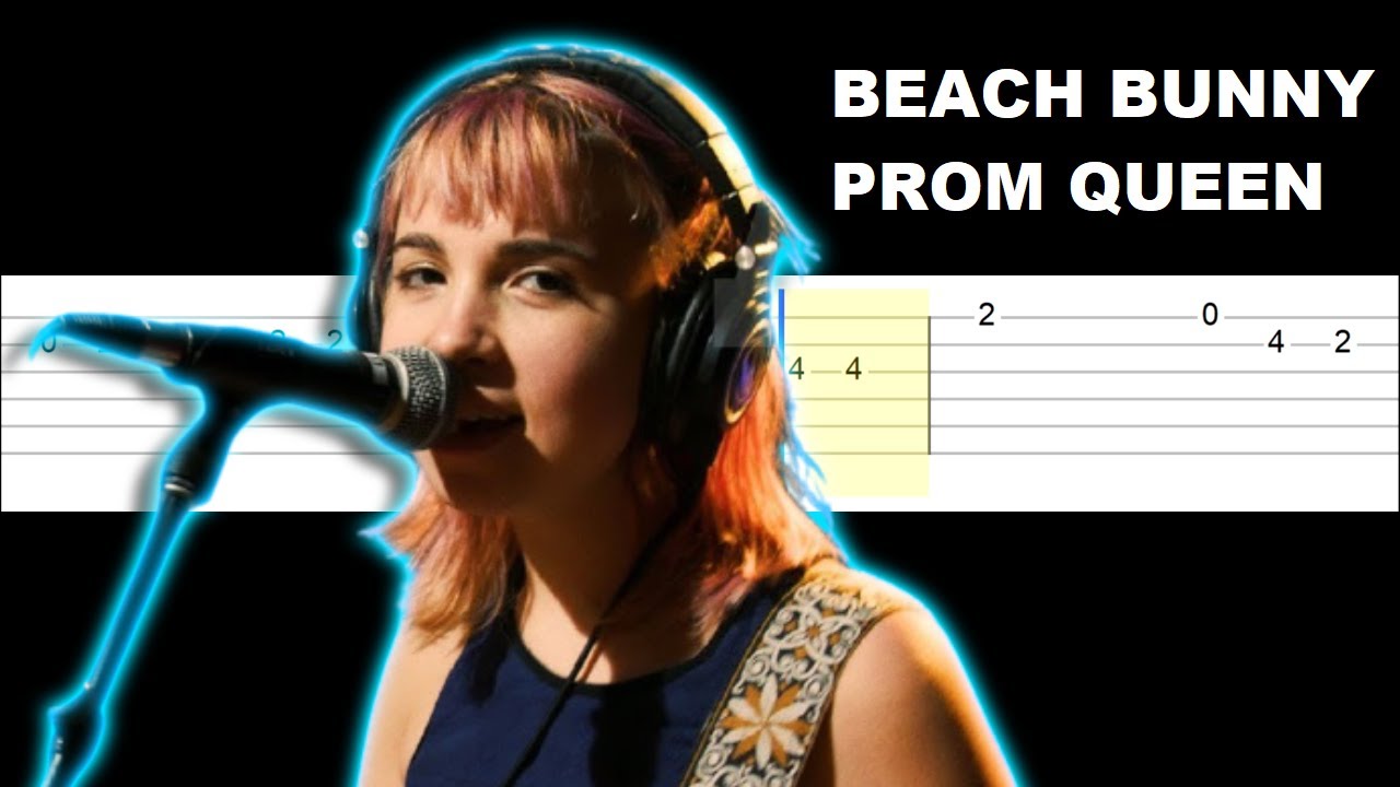 Beach bunny -  prom queen (Easy Guitar Tabs Tutorial)