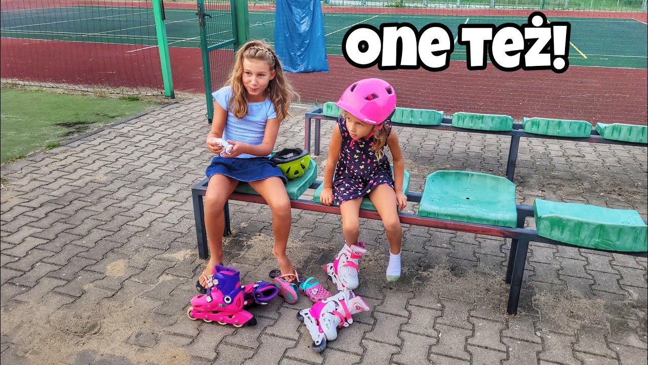 Dziewczyny też naszło na rolki! Pierwsze proby Boisko Vlog