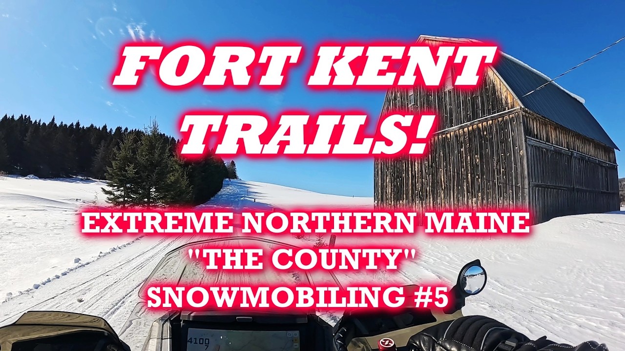 ❄️🇺🇸🇨🇦My First Ride Ever! | Fort Kent Trail System, Extreme Northern Maine Snowmobiling #5