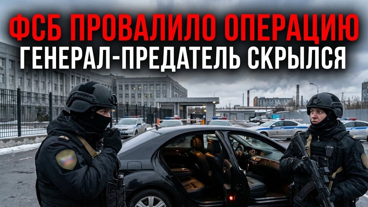 ФСБ ПРОВАЛИЛО ОПЕРАЦИЮ: ГЕНЕРАЛ-ПРЕДАТЕЛЬ СКРЫЛСЯ ИЗ РОССИИ