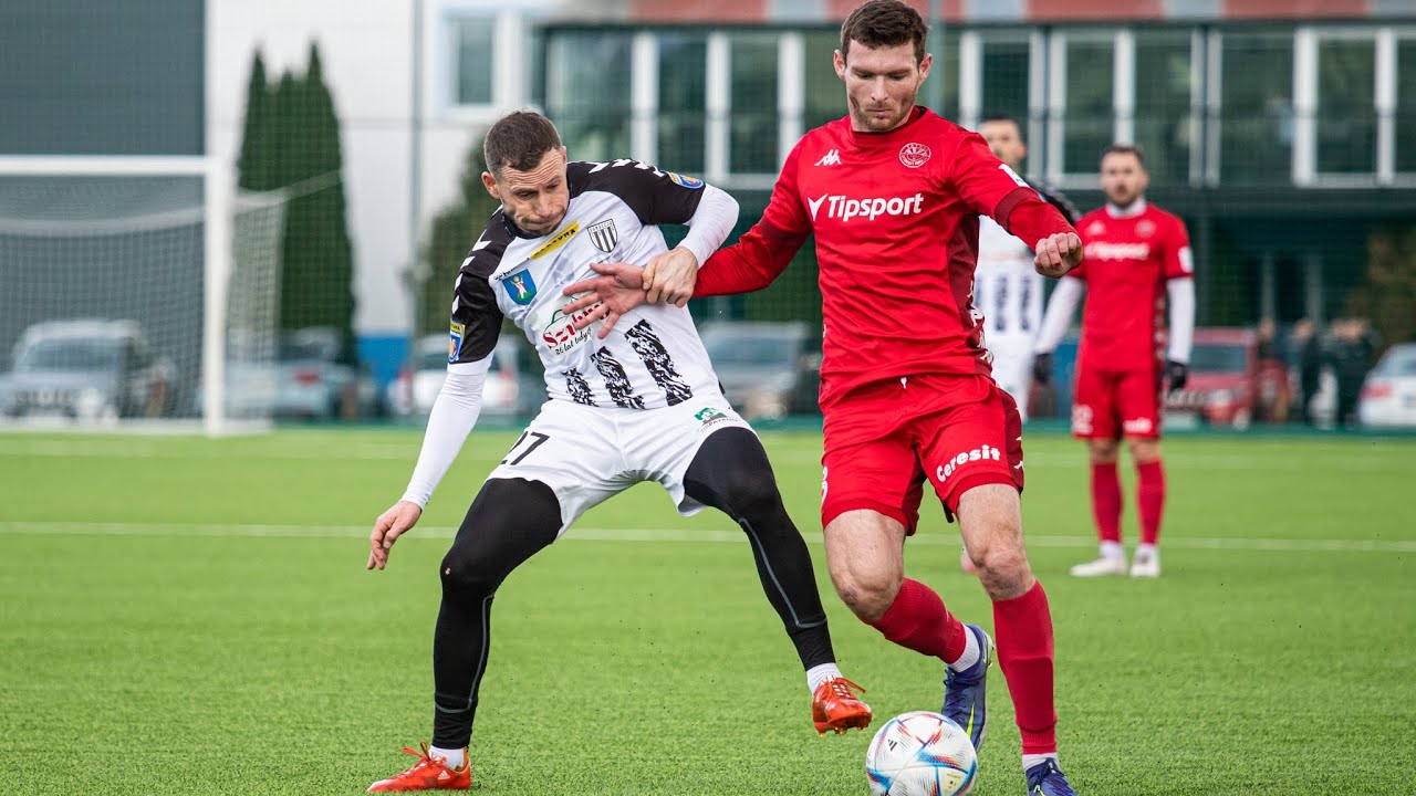 2023-01-18 MFK Tatran Liptovský Mikuláš - Sandecja Nowy Sącz 2-2 (1-1), sparing - skrót meczu