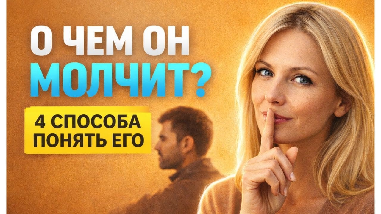 О ЧЕМ МОЛЧАТ МУЖЧИНЫ! 4 МЕТОДА, Как Понимать ЕГО #психологияотношений #мужскаялогика #семейныесоветы