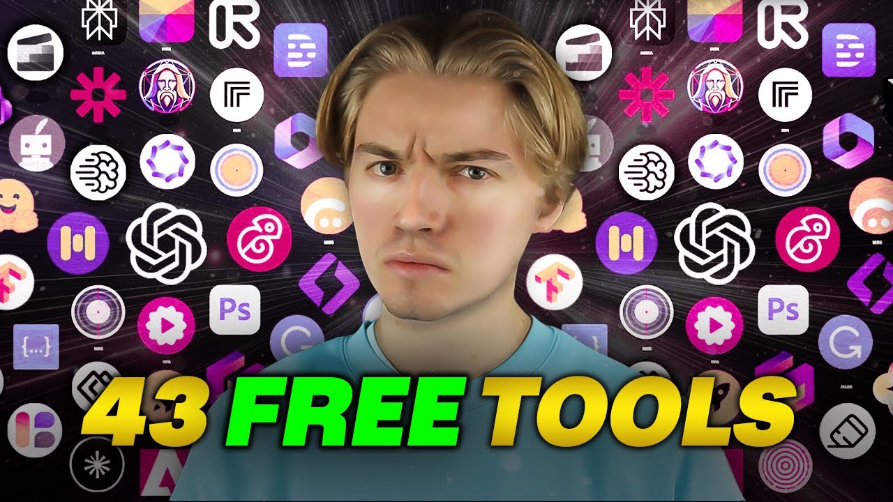 43 FREE Ai Tools For Content Creators (yes they're actually free)