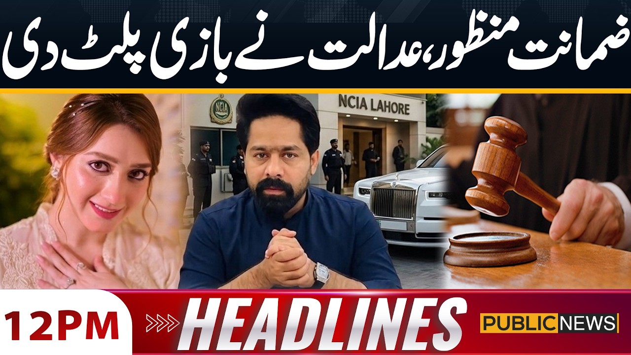 Bail Approved | Saqib Chadhar Gets Major Relief from Court | 12PM Headlines | Public News