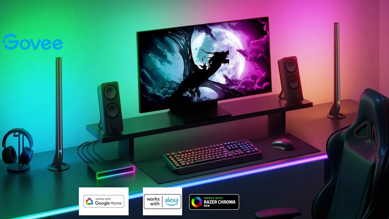 Govee RGBIC Gaming Light Bars mit Smart Controller