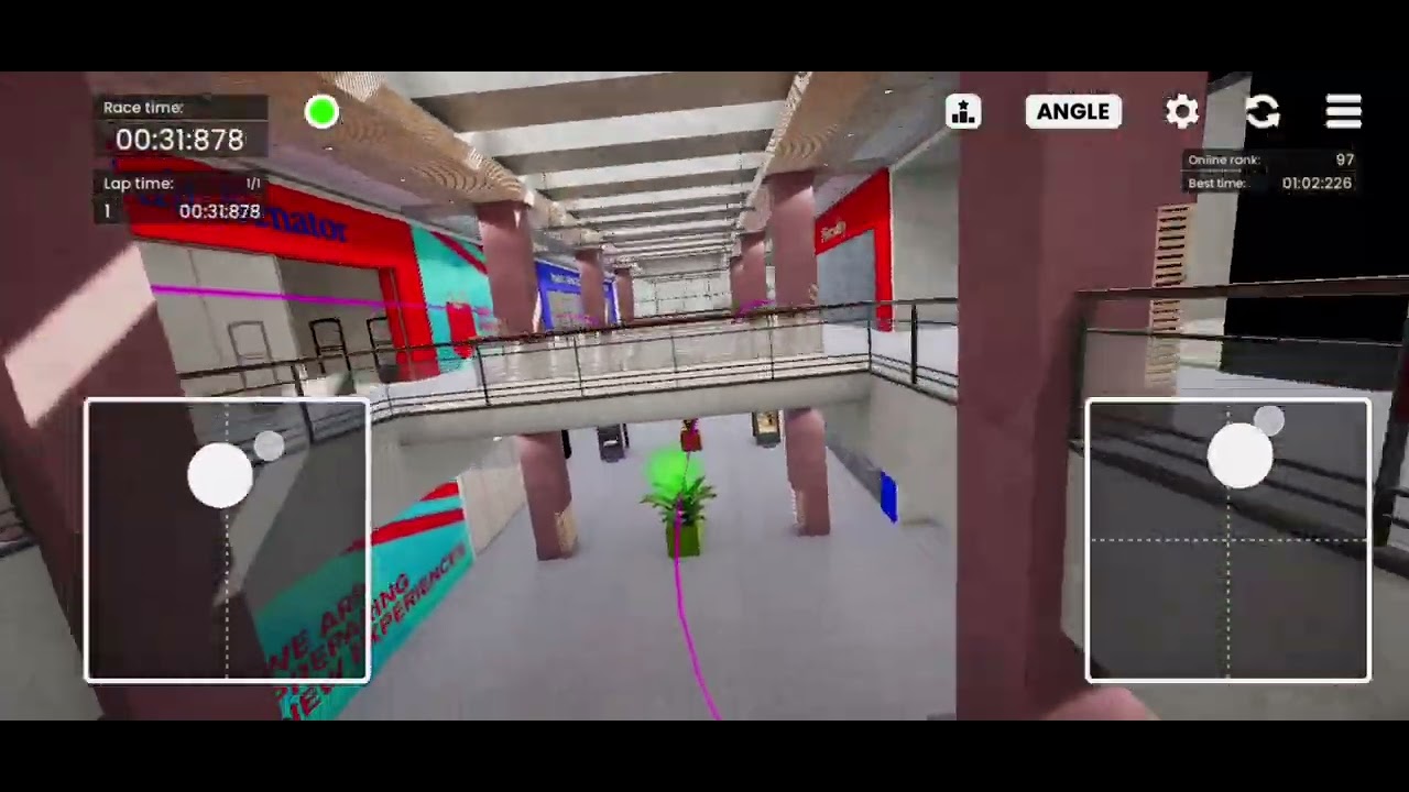 Mall Freestyle Race in FeelFpv Tinywhoop Edition