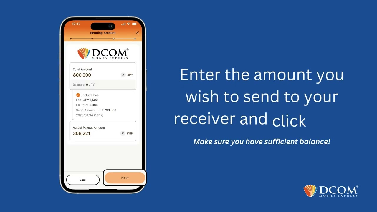 HOW TO MAKE A TRANSACTION USING THE DCOM APP