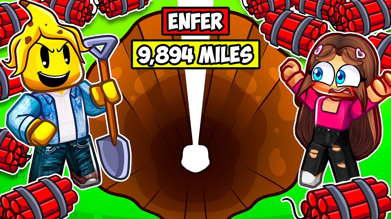 CREUSER à 8,357,564 mètres avec des BOMBES en ENFER Roblox !