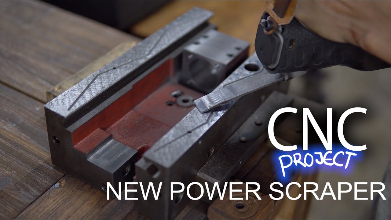 CNC mill part 2 - Scraping