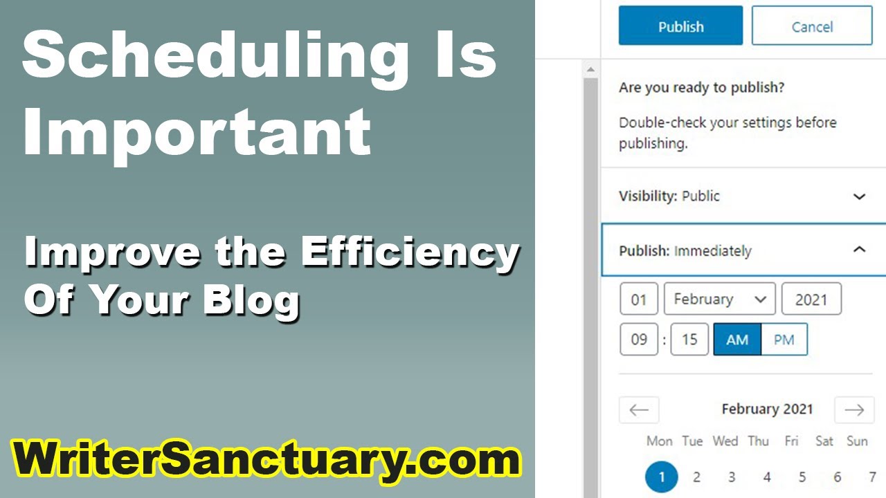 How to Set Up a Publishing Schedule for Your Blog and Why