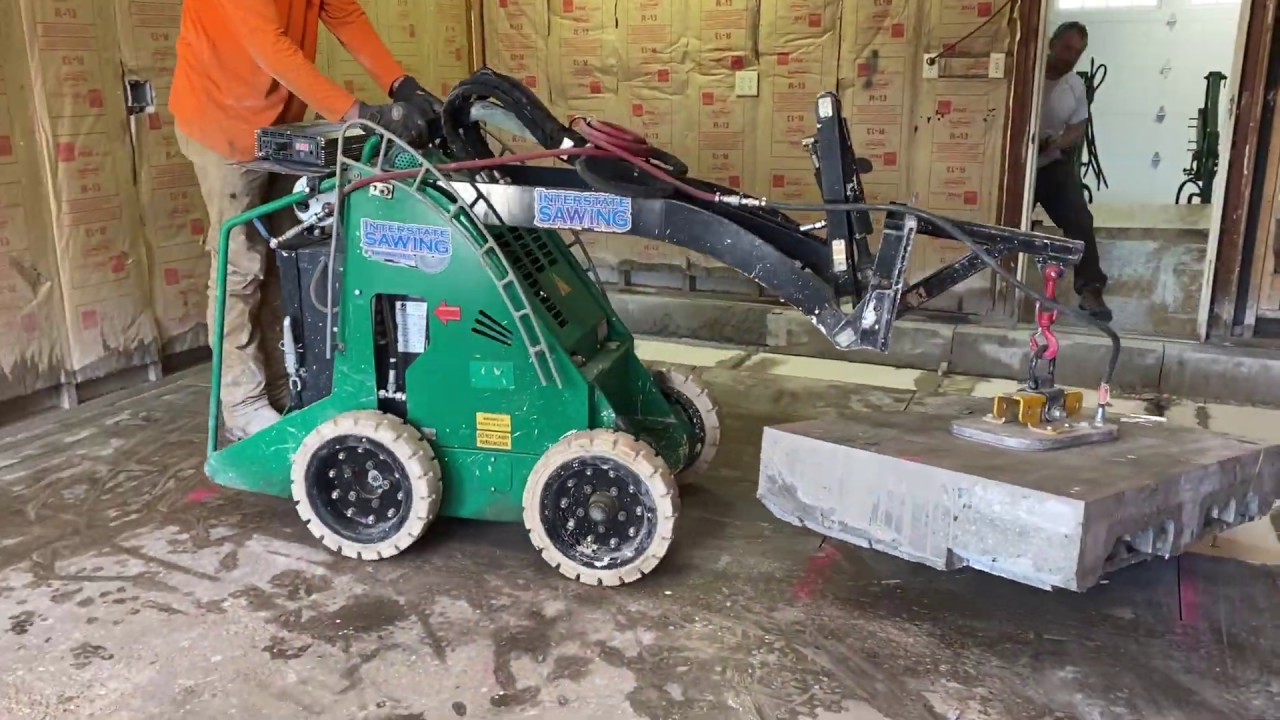 Concrete Removal in Garage