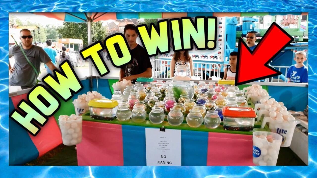 Secret Tip How To Win Carnival Games Winning Goldfish & More ArcadeJackpotPro