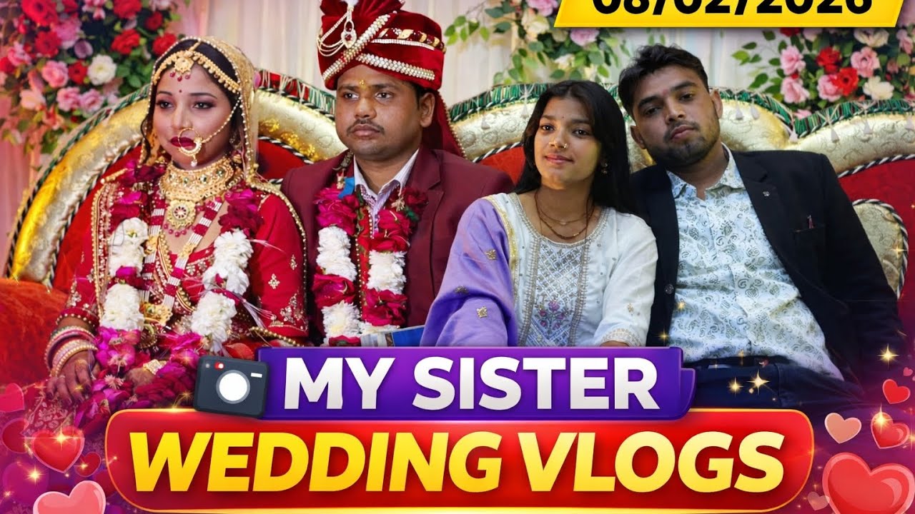 My sister wedding vlogs 08/02/2026 #marrigehall #sadhi #minivlog 