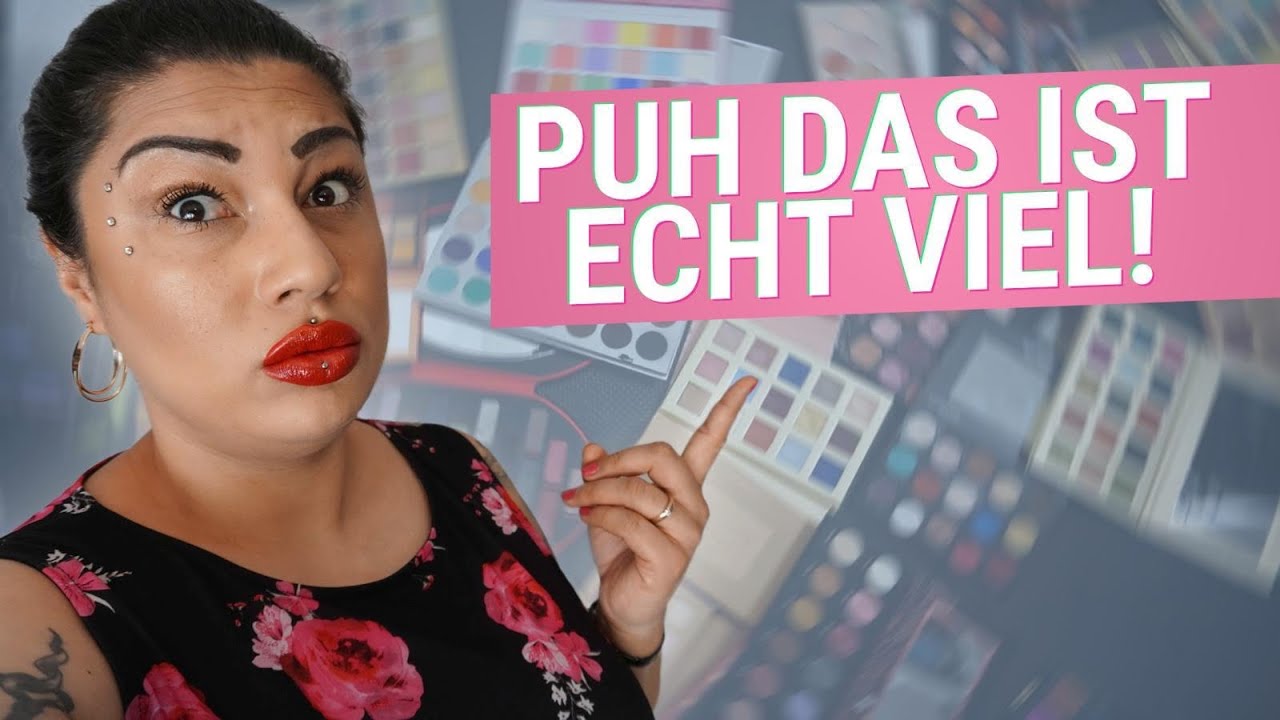 Lidschatten Paletten aussortieren 2021 - Ich sortiere die Hälfte meiner Paletten aus !