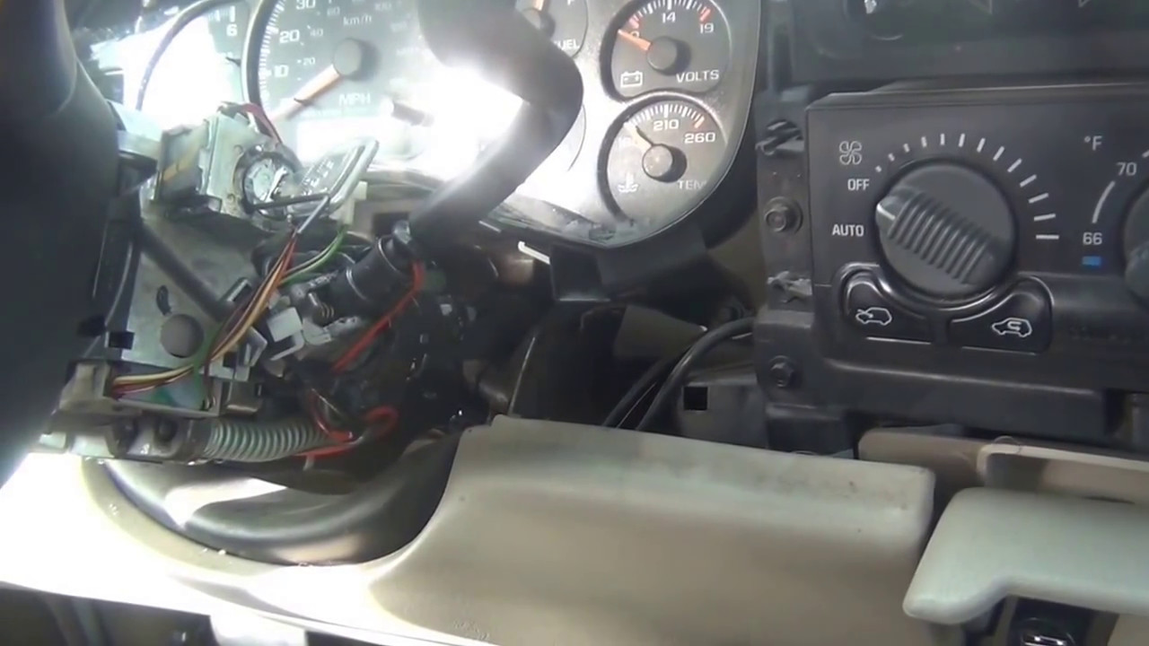 Releasing Chevy Suburban/Silverado Ignition lock cylinder, Key Won't Turn