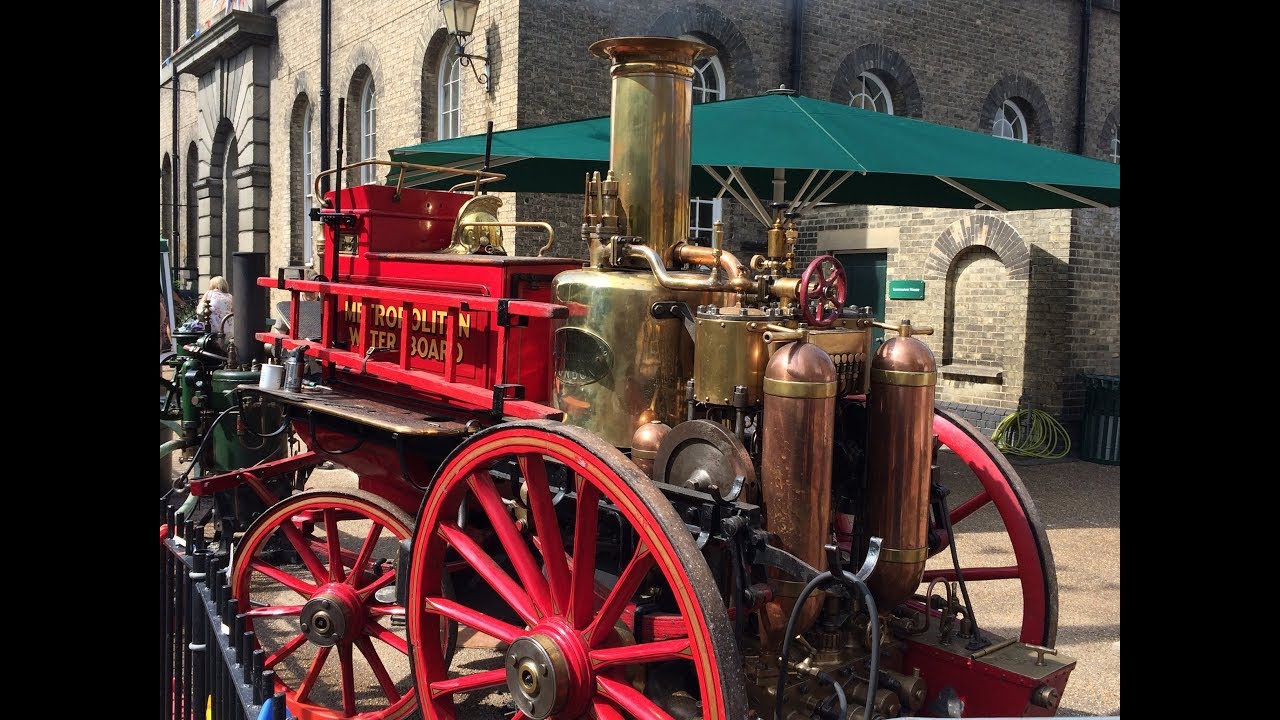 The Victoria Vertical Steam Fire Engine at London Water & Steam Museum #kewbridge #steamengine