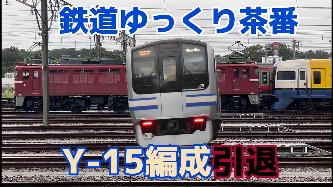 【鉄道ゆっくり茶番】E217系Y-15編成引退