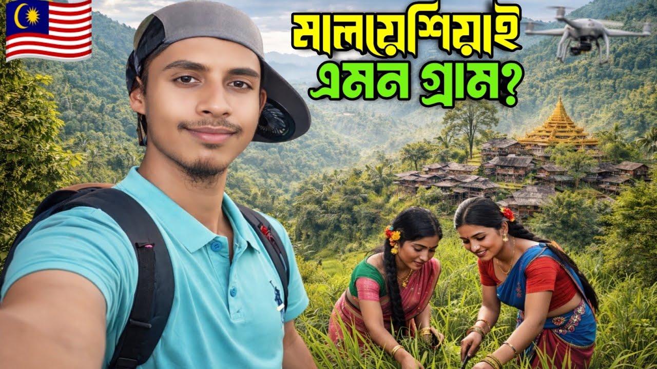 বিশ্বাসই হবে না | মালয়েশিয়ার পাহাড়ি গ্রামে উঠলাম 🇲🇾 | Real Hill Village Life Malaysia