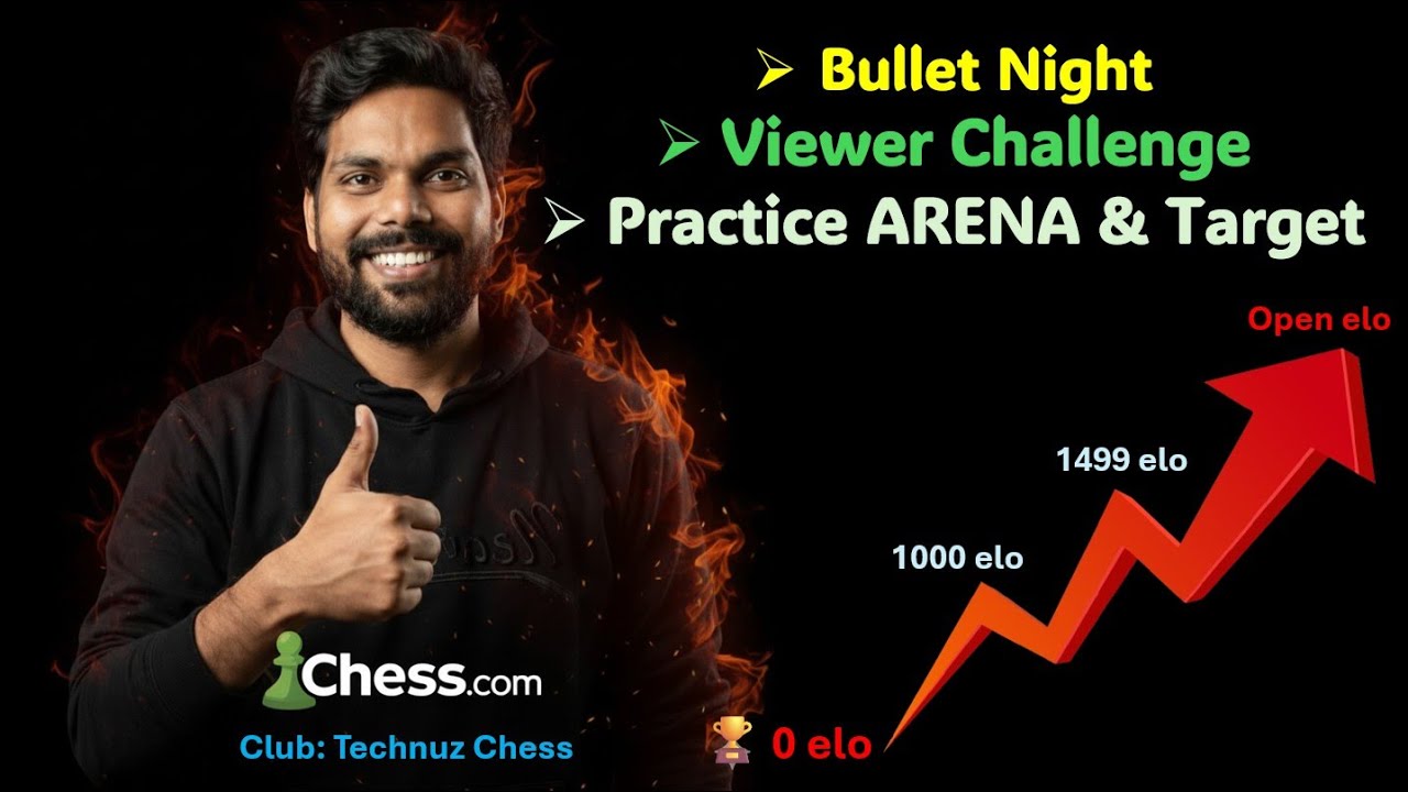 🔥 Bullet Night LIVE  ♟️Chess.com #shorts #chesslive #chessindia