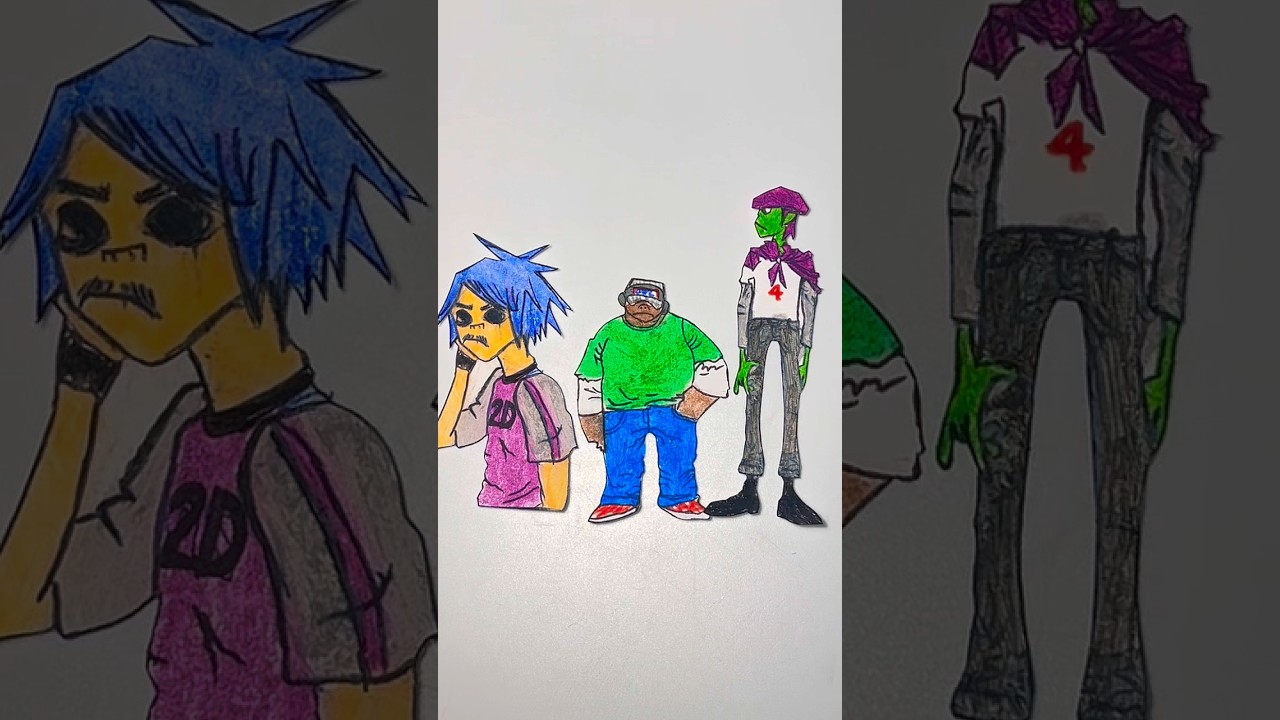 Gorillaz amazing team! 🎤 