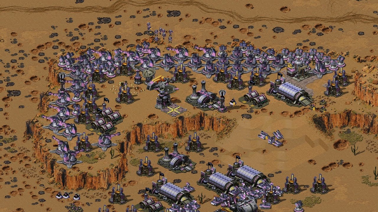 Red Alert 2 | Extra hard AI | 7 vs 2 | Sedona pass Redux Alpha | Let's Play France vs 7 random