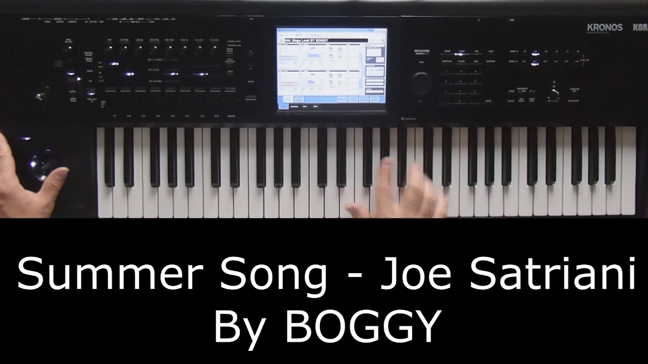 Summer Song by Joe Satriani : Lead Guitar played on KORG KRONOS 2 by BOGGY