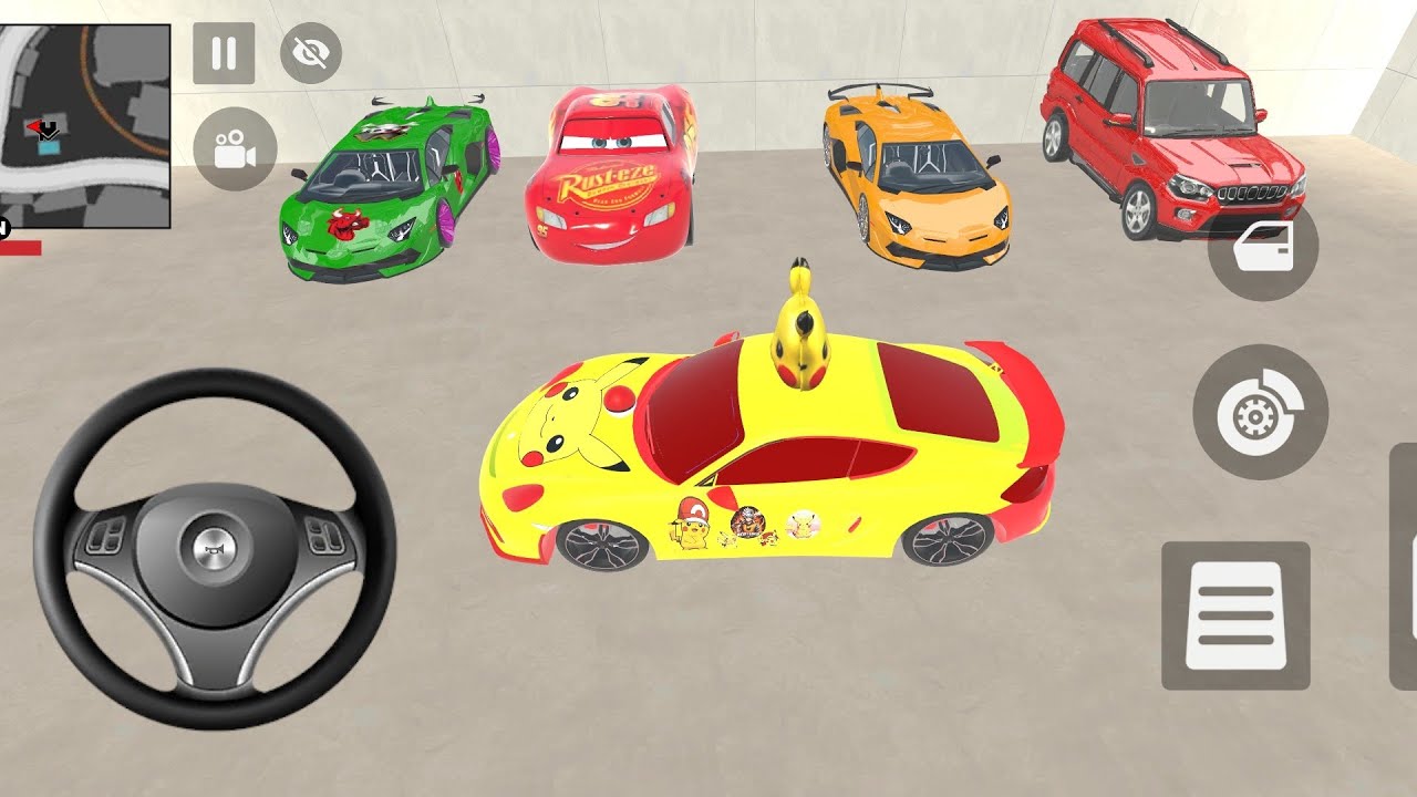 Franklin Purchase New Modified Car Bike & Police Car 🎮💥 indian Theaft Auto Simulator Game video 