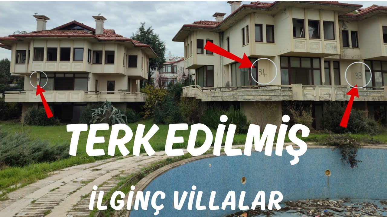 DENİZE SIFIR KONUMDA TERK EDİLMİŞ VİLLALAR / İSTANBUL TUZLA #abondoned #terkedilmişyerler #istanbul
