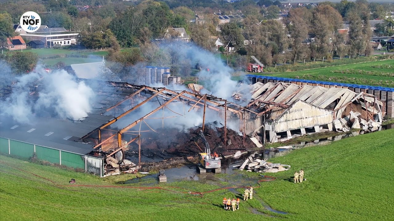 Ternaard ruimt op na enorme brand: 
