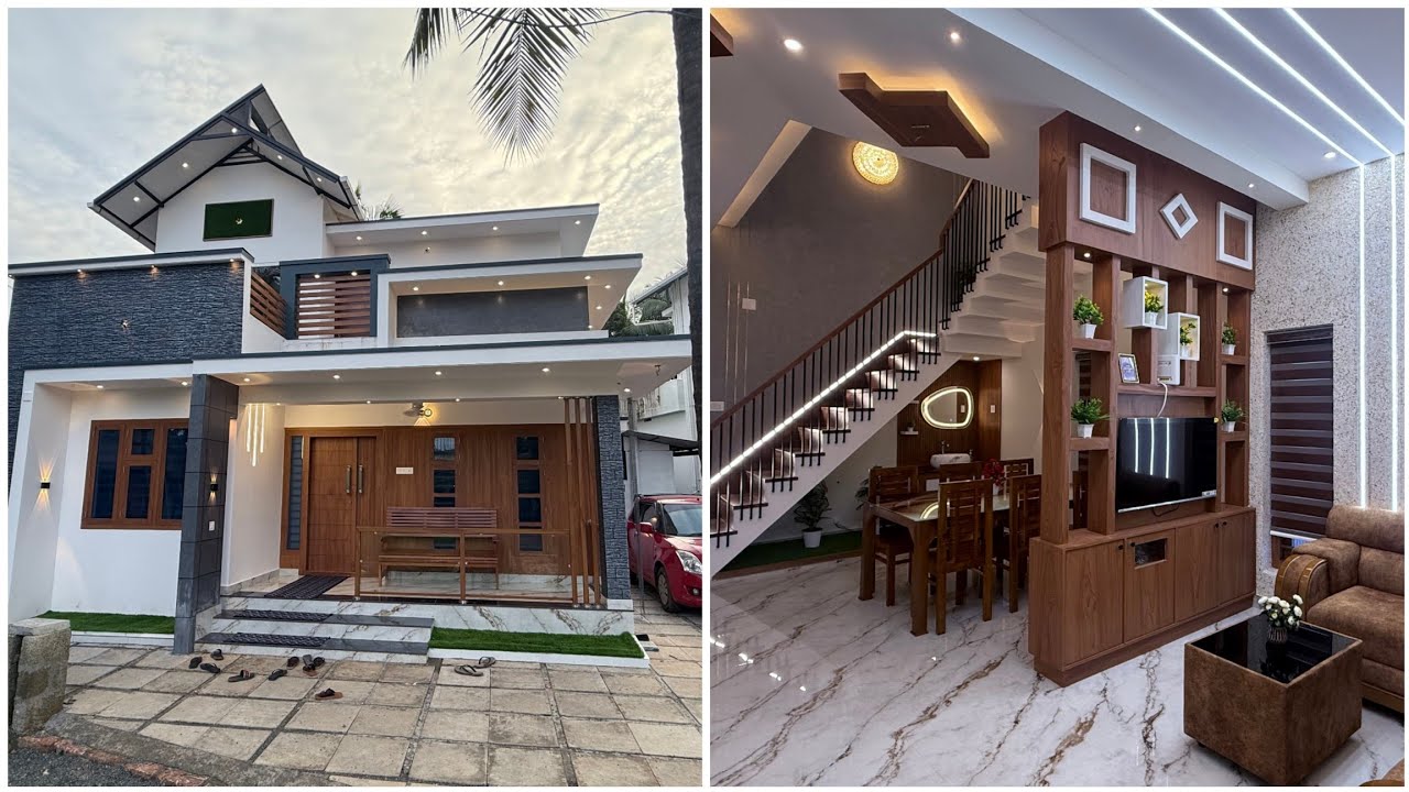 28 ലക്ഷത്തിന്ന് 1800 sqft ൽ കിടിലൻ ഇന്റീരിയർ ഉൾപ്പടെ മനോഹര വീട് #home #hometour