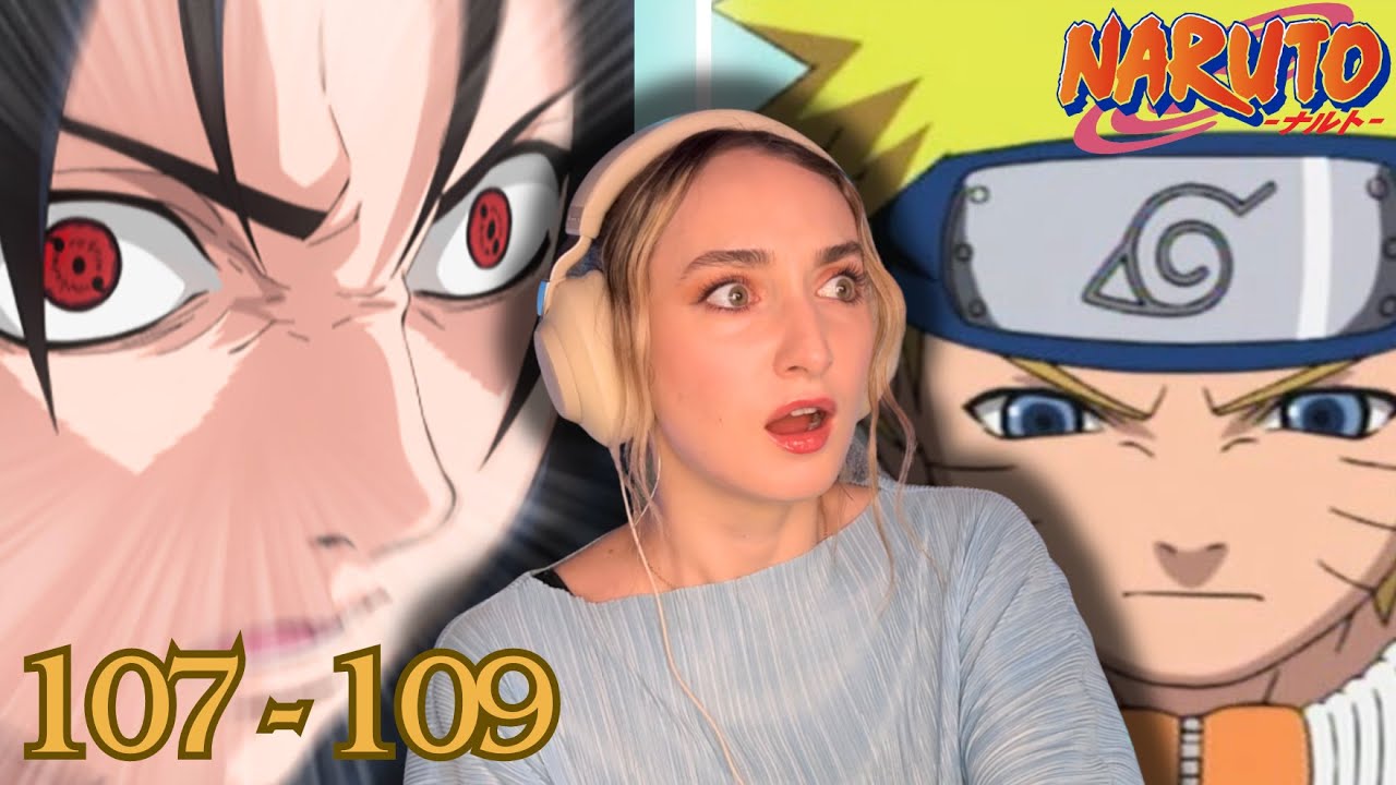 Sasuke WHY?! Sasuke vs. Naruto (FIRST TIME REACTION) Episodes 107 - 109